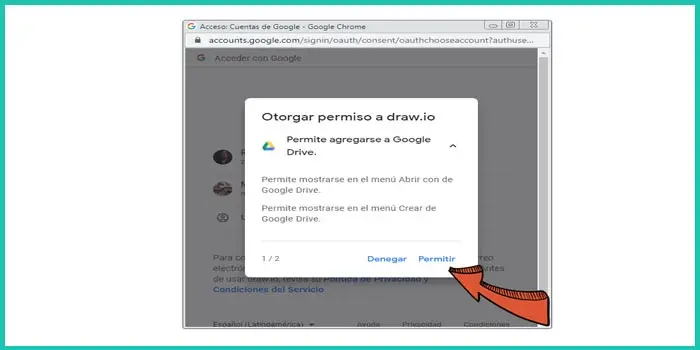 Paso 1.2: Aceptar la instalación - ¿Cómo Hacer un Organigrama con Google Drive & Diagramly? | Sitio web oficial: organigramas.com.es